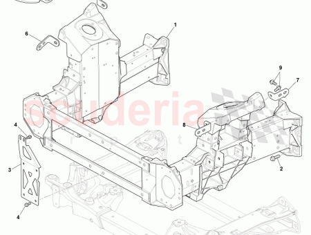 Photo of Bracket Front Side Member Rear RH DG43 130A32…