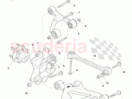 Photo of ARM BUSHING ASSY REAR SUSPENSION UPPER LH 8D33…