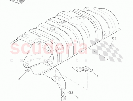 Photo of Insulator Sub Assembly Main Muffler Heat Rear 58043…