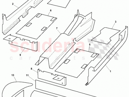 Photo of Carpet assembly rear floor LH 8384659…