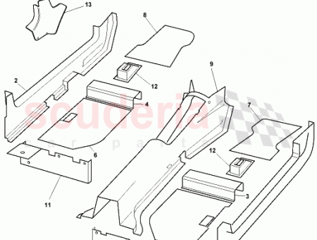 Photo of CARPET ASSY RR FLOOR LH RHD 83…