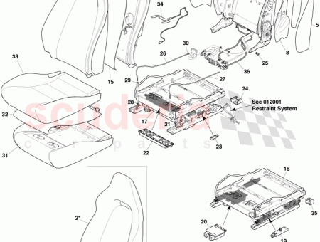 Photo of Airbag Front Seat Side RH AD43 611D11…