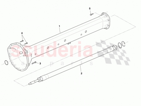 Photo of TORQUE TUBE PROPSHAFT ASSY MANUAL 8D33 4500…