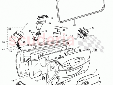 Photo of FOAM SEAL SPEAKER DR TO TRIM 83…