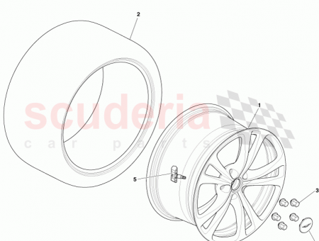 Photo of REAR WHEEL 19in GRAPHITE WINTER AG33 1007…