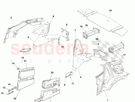 Photo of Member Rear Floor Side Upper RH AG33 C10282…