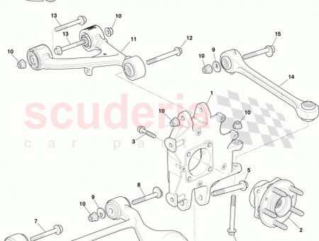 Photo of Arm Assy upper rear suspension RH AY93 5K742…