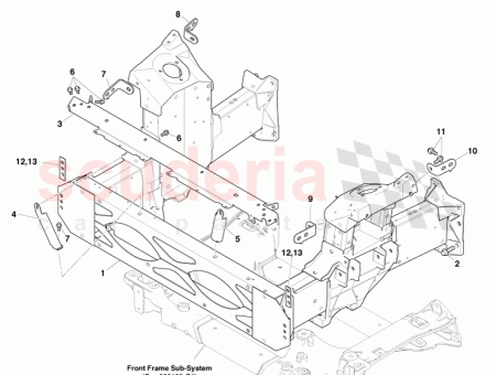 Photo of BRACKET FRONT SIDE MEMBER LH 6G33 130A33…