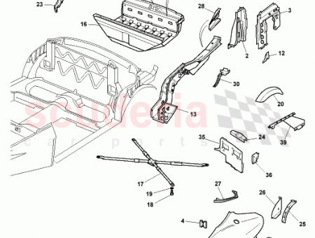 Photo of ASSY REAR CROSSBRACE CONV 21 110844…