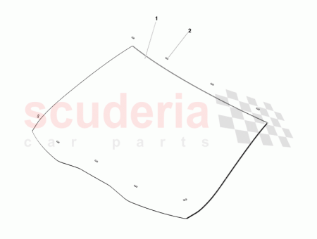 Photo of FINISHER FRONT WINDSHIELD V8 VOLANTE 6G33 L03102 A…