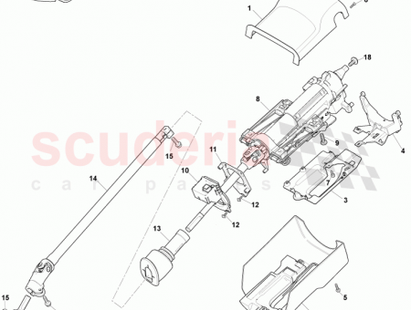 Photo of Coupling steering column shaft 4G43 3N997…