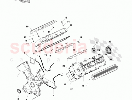 Photo of Cover cylinder head RH…