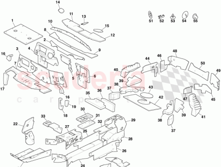 Photo of Fleece Luggage Compartment Rear Centre 6G33 A46402…