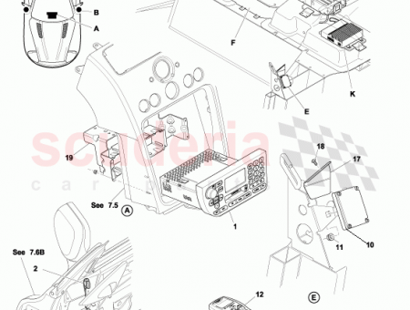 Photo of ASSY BRACKET COINTRAY RADIO 1R12 835206…