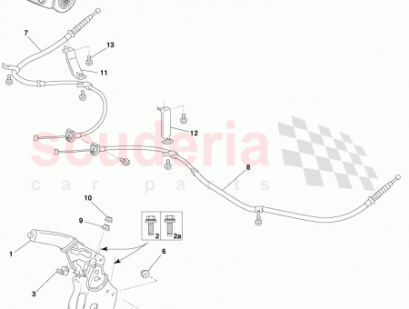 Photo of Cable Assy Parking Brake No 3 46430…