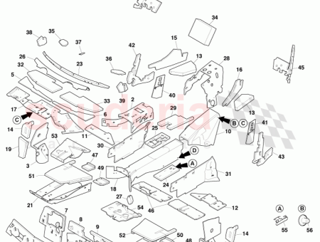 Photo of BAFFLE BODY FRONT PANEL RHD RH 8G43 002K06…