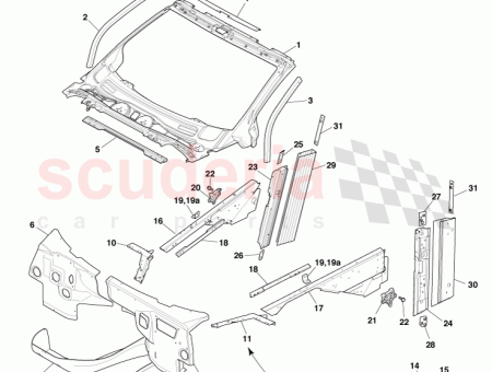 Photo of Extrusion front body pillar lower LH…