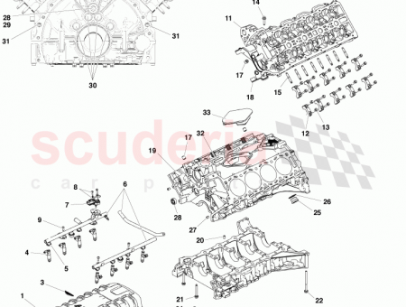 Photo of CYL HEAD ASSY RH 4 2 C W…