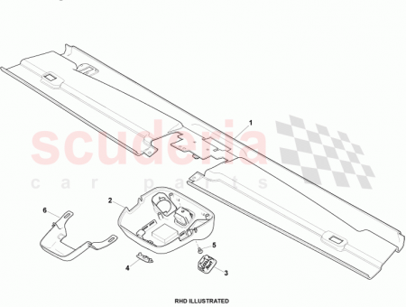 Photo of Console Assembly Header Roof CD33 519A58…