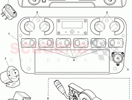 Photo of HAZARD SWITCH ASSY 37…