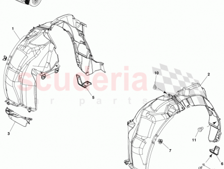 Photo of Pad Front Wheel Opening Extension RH 53851…