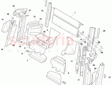 Photo of Member front floor centre section rear RH…