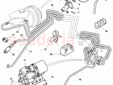 Photo of BRAKE PIPE RHD MCYL MOD FR SYS 33…