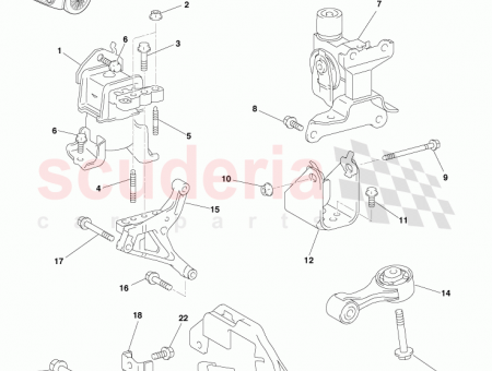 Photo of Insulator Sub assy Engine Mounting 12305…