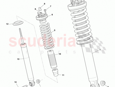 Photo of DAMPER ASSEMBLY FRONT CONVERTIBLE BG33 18B036…