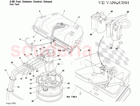 Photo of FUEL TANK ASSY WITHOUT FUEL PUMPS 1R12 34…