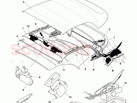 Photo of HEADER TRIM KIT DB9 VOLANTE MOONSHADOW 4G43 93…