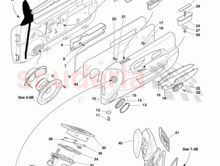 Photo of Door casing assy complete LH…