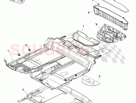 Photo of Tray Luggage Compartment 64421…