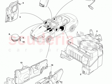 Photo of Speaker Rear LH Volante 9D33 46685…