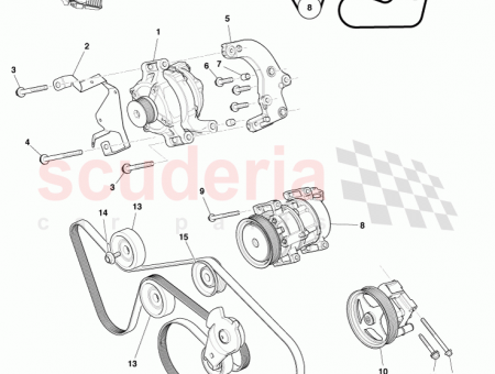 Photo of Bracket assy alternator mounting…