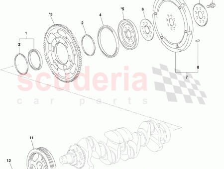 Photo of Spacer Flywheel Plate No 2 MAN 32117…