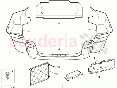 Photo of Trim panel assembly tail lamp RH…