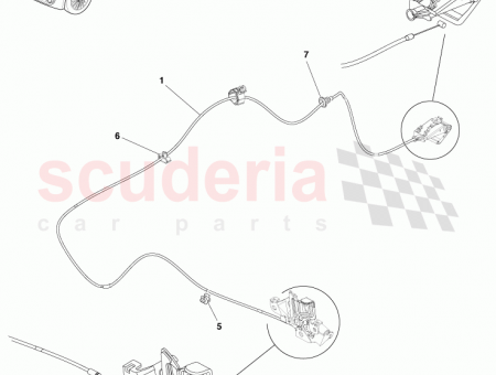 Photo of Cable Assy Hood Lock Control LHD MANUAL 53630…