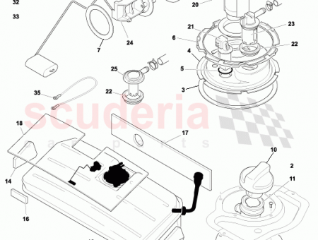 Photo of ASSY FUEL TANK CONV NON FED 34 120914…