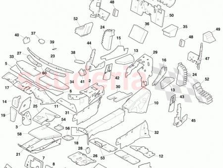 Photo of NVH Foam Pad Assembly Fender Lower LH DG43…