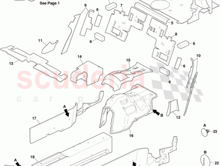 Photo of Insulation rear quarter inside panel LHS…