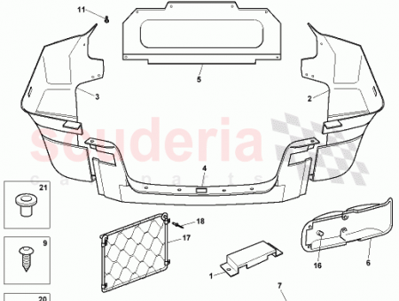 Photo of TRIM PANEL ASSY TAIL LAMP LH 83 111299…