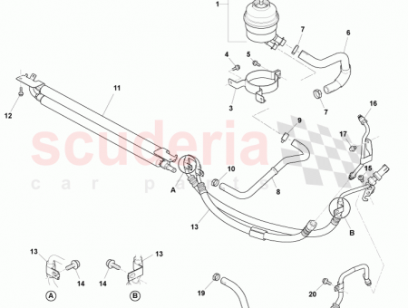 Photo of Hose Assy PAS Pressure Line Pump to Gear…