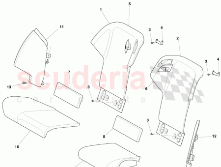 Photo of REAR SEATBELT BEZEL LH 4G43 611B91…