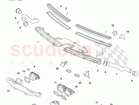 Photo of CONSOLE REAR FOOTWEL DUCT HVAC LH AD43 045M85…