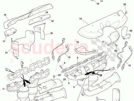 Photo of Manifold Assy Exhaust LH 8G43 5G232…