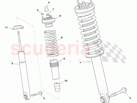 Photo of ASY REAR DAMPER COMP COUPE AUTO 4G43 18080…