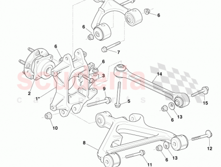 Photo of KNUCKLE REAR WHEEL RH 8D33 5A970…