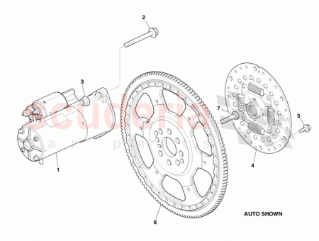 Photo of AUTO FLYWHEEL ASSY AUTO TRANS 4G43 405073…