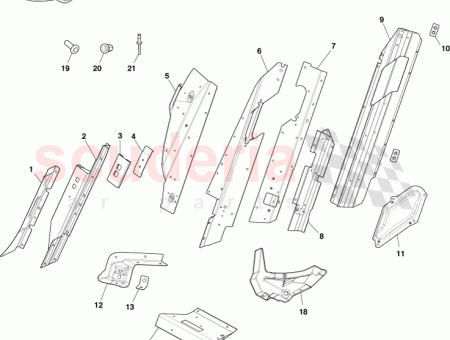 Photo of Nutplate Rear Seat Belt Mounting…